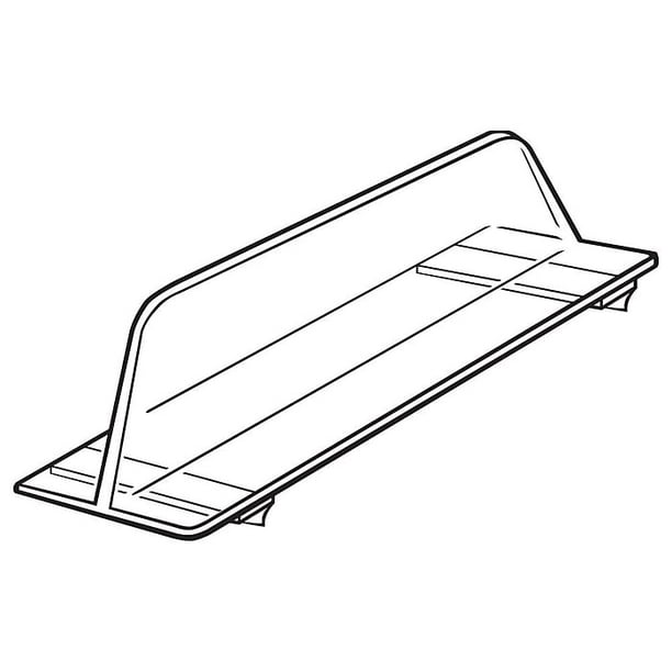 Pack of 250 10 Length FFR Merchandising 4134650302 Vacuum Formed Divider with Adhesive 3 Width 3.05 Height Pack of 250 10 Length FFR Merchandising 4134650302 Vacuum Formed Divider with Adhesive 3 Width 3.05 Height